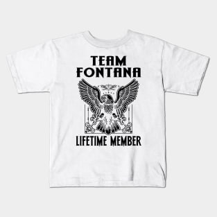 Fontana Family name Kids T-Shirt